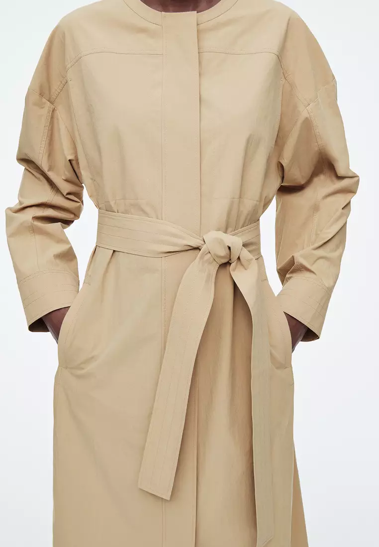 Belted Utility Shirt Dress