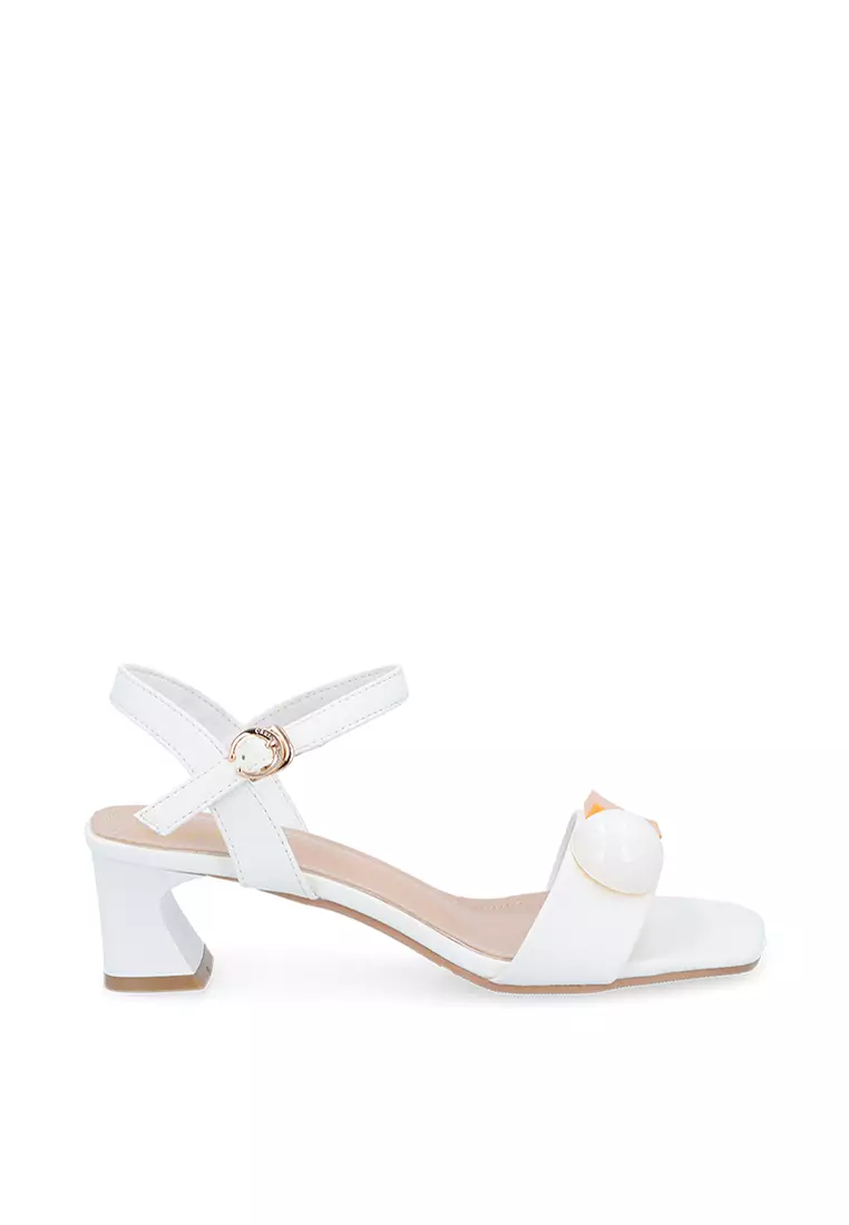 White open sale toe sandals