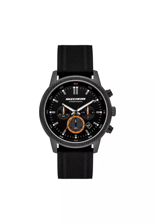 Clarkdale Black Silicone Strap Analog Watch SKC-SR5196