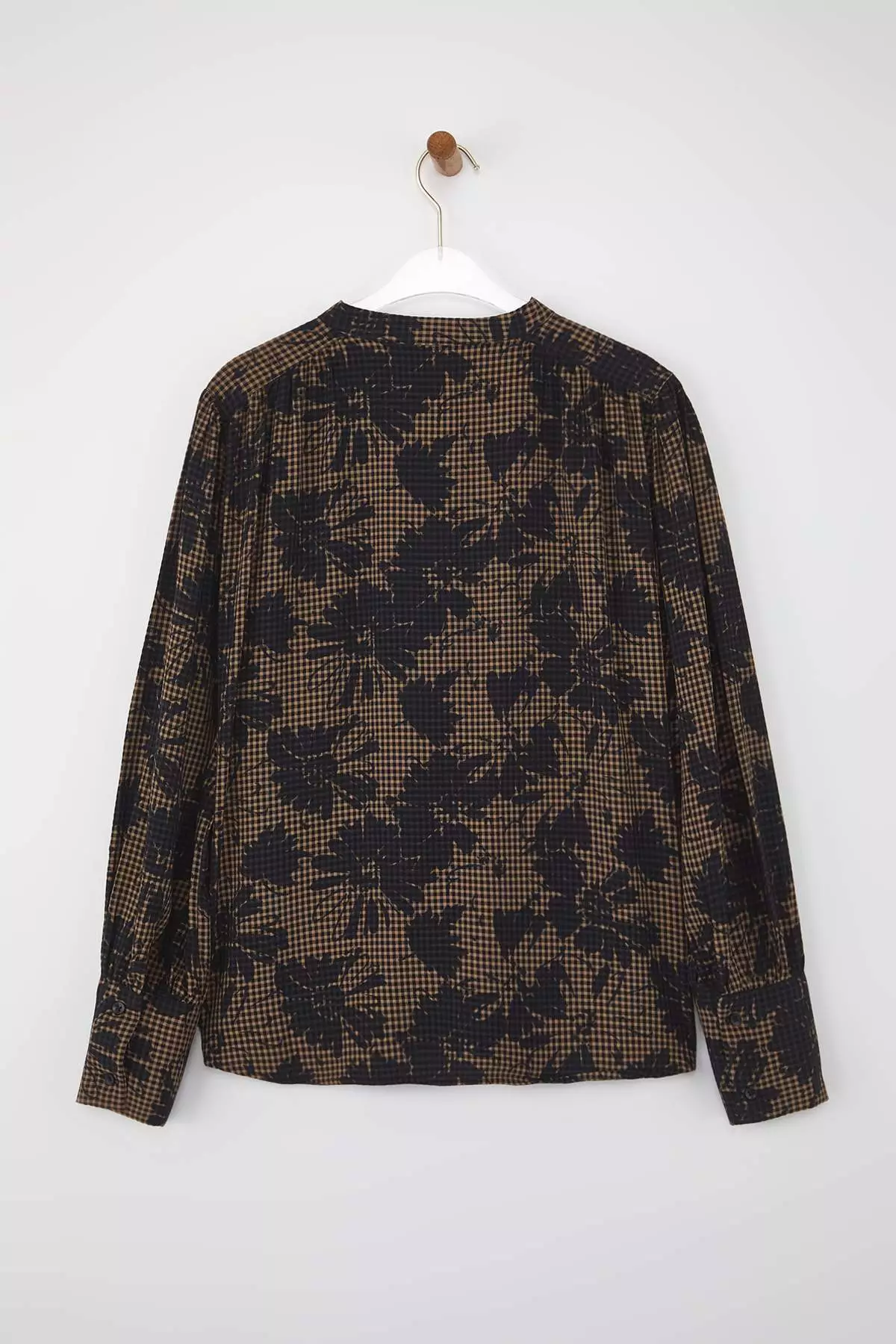 Multicolored Floral Patterned Oversize/Wide Fit Boho Shirt Twoaw26Go00037 Twoaw26Go00037