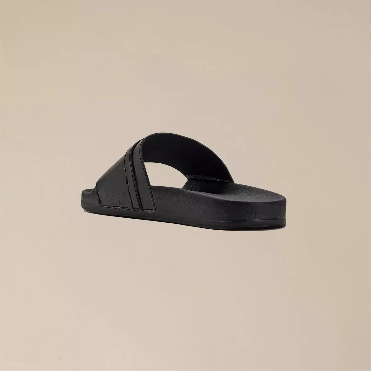 Cogen Sendal Flat Sandal Slop Wanita Slide Rubber Bym Series - Black