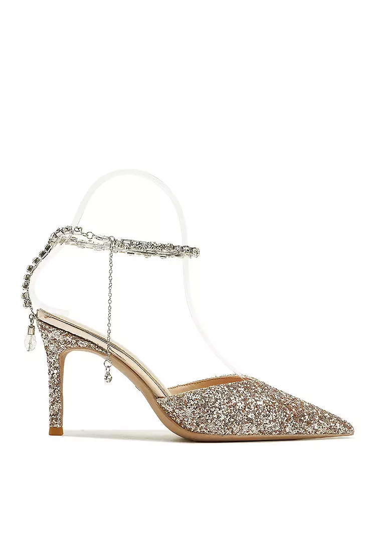 Discount on Twenty Eight Shoes  shoes - SKU: VANSA 8cm Faux Rhinestone Wedding High-heel Sandals VSW-P46