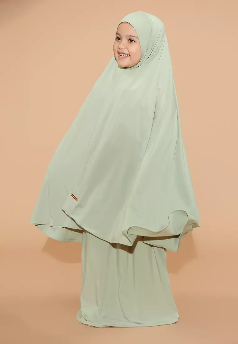 Shameera Prayer Set Kids Series 2 Matcha (1-2 Tahun)