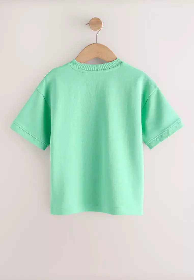 Graphic Print Heavyweight Short Sleeve T-Shirt