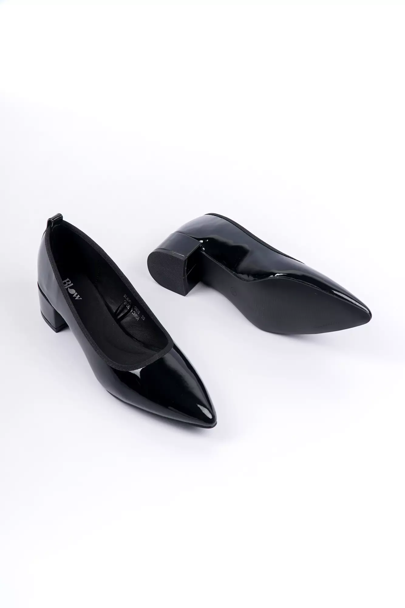 Blow Sava Glossy Heels Pointed Toe Pantofel 4 cm BLWHEEL 0006
