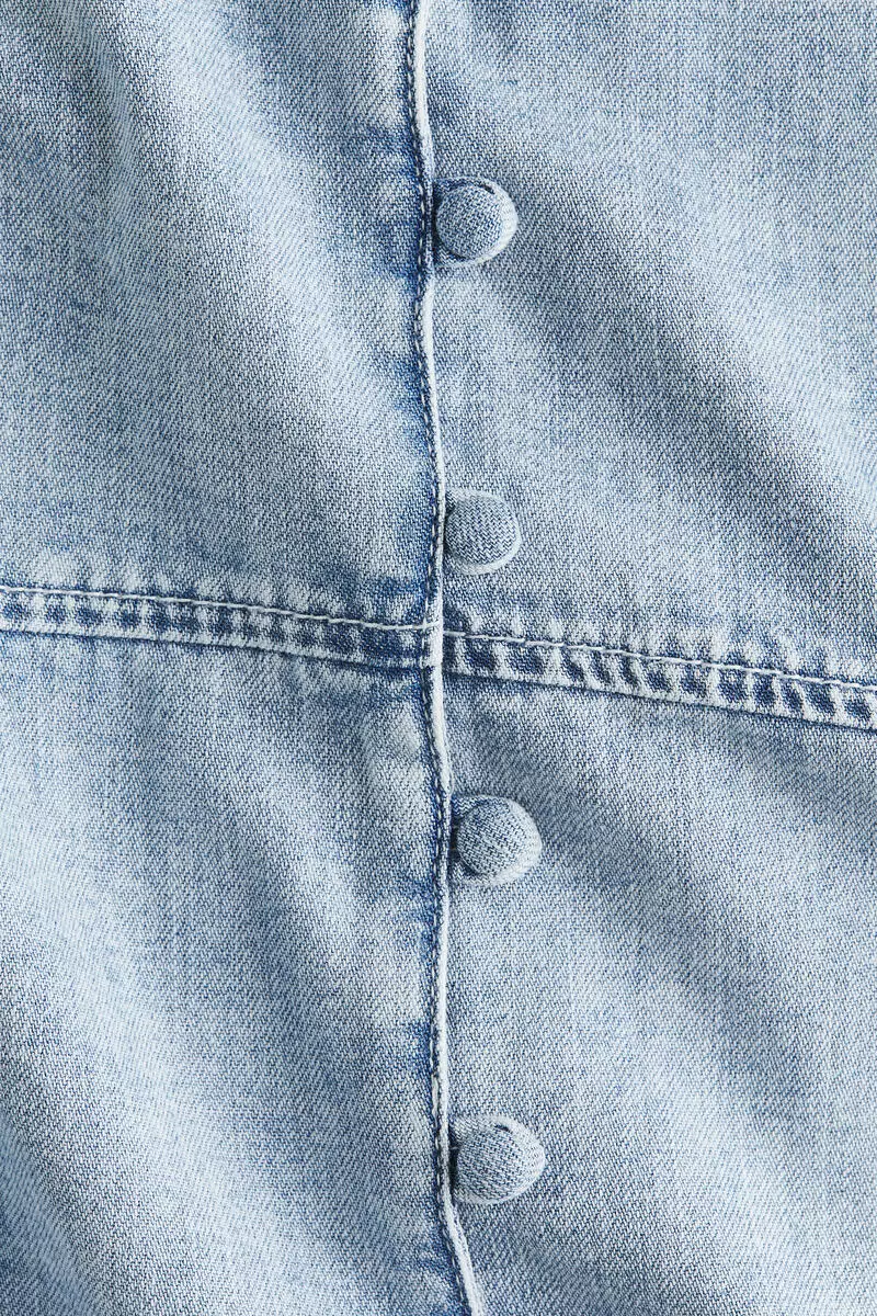 Tie-detail seersucker blouse