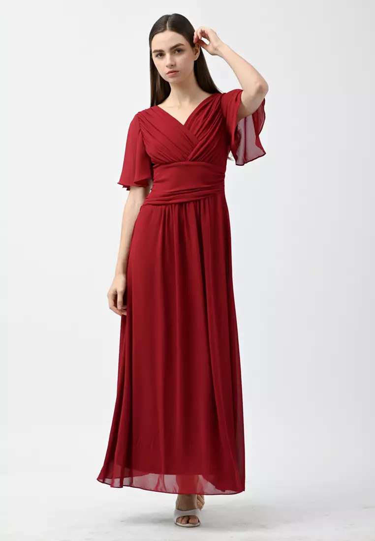 V-Neck Maxi Dress