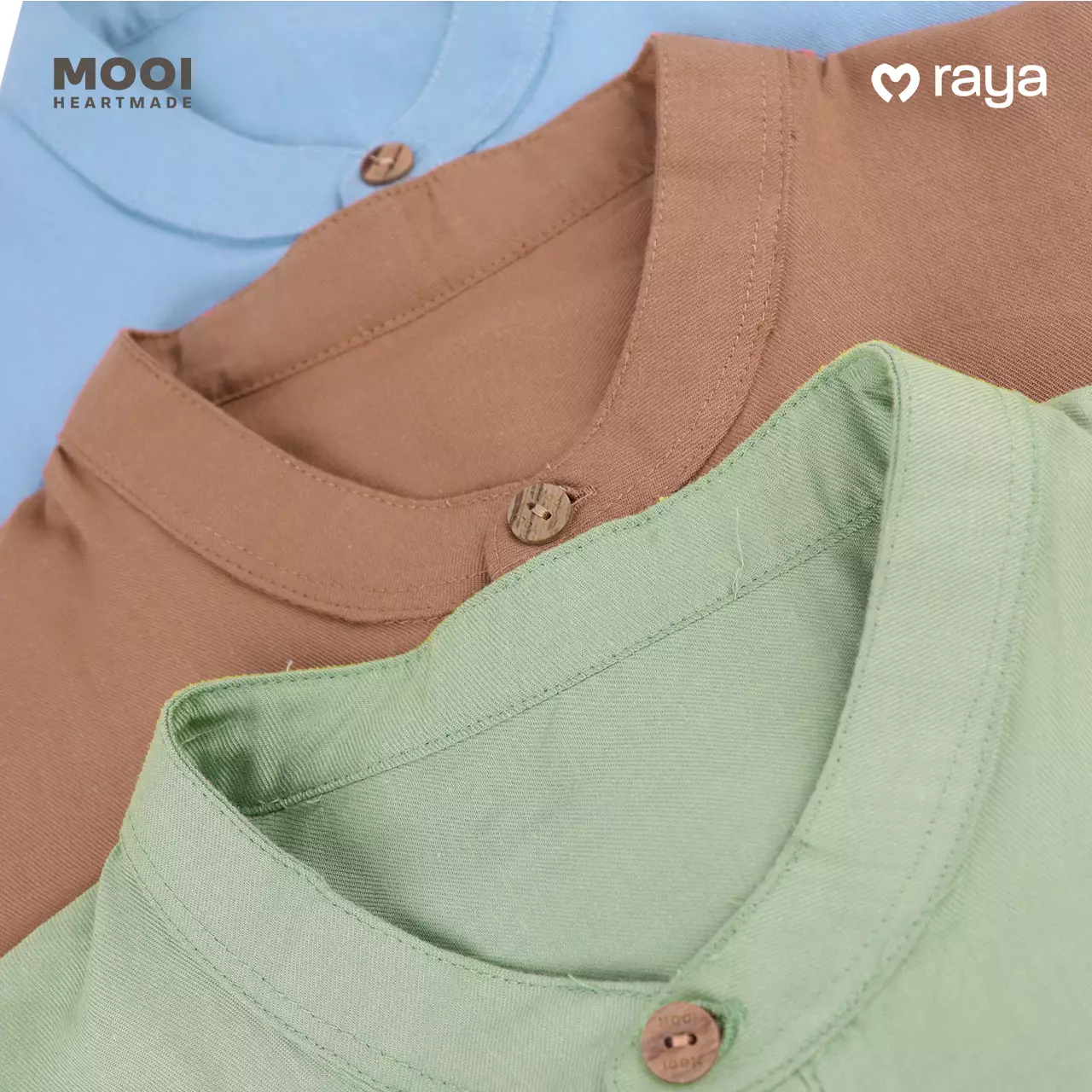 Mooi Atasan Pria Kemeja Pria Raya Collection Haneef Koko - White