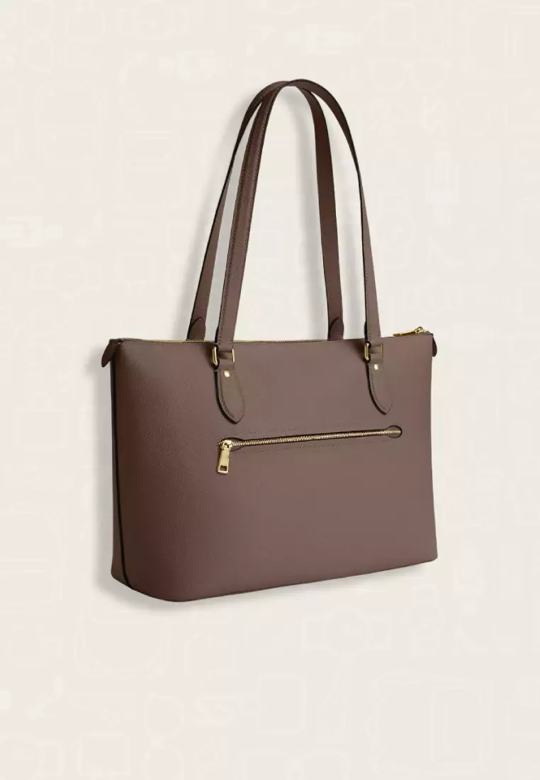 Coach Gallery Tote Bag Dark Stone