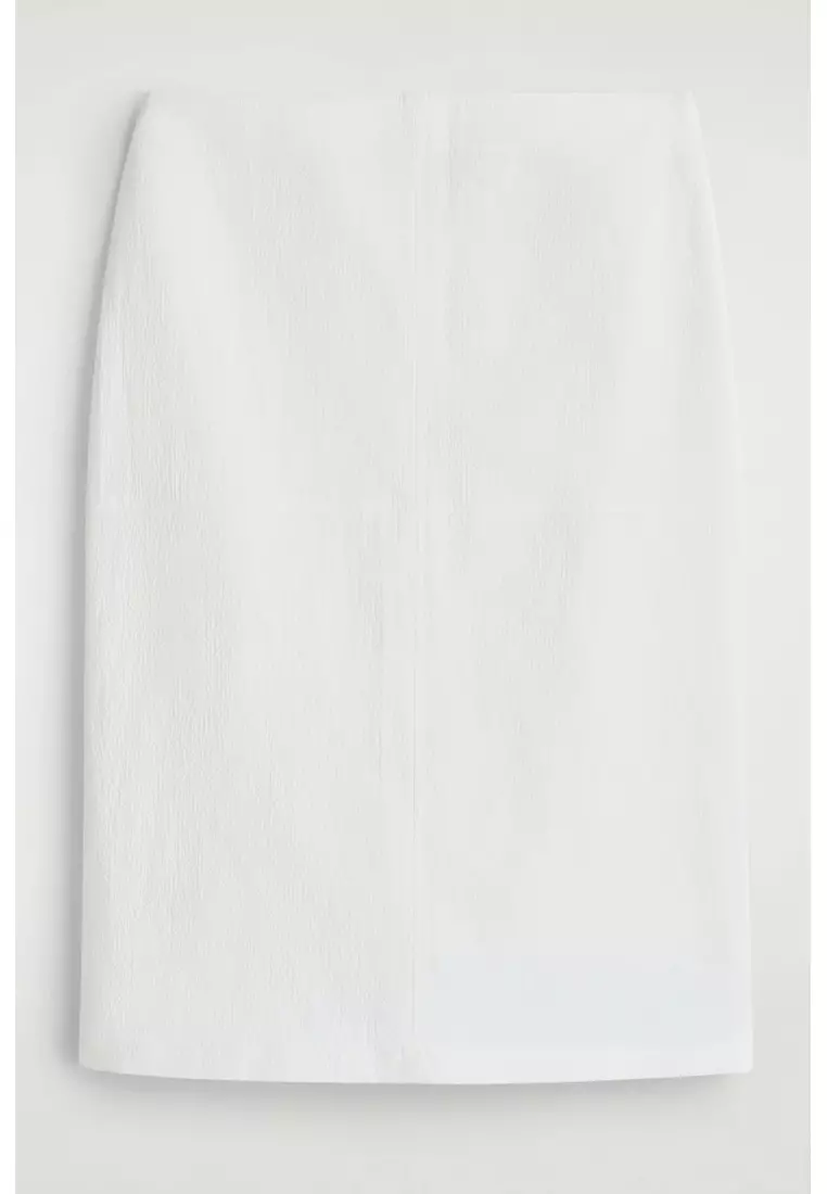 COTTON PENCIL SKIRT