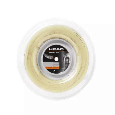 HEAD Reflex MLT 200m Tennis Strings Reel 17 Natural 281314 - Senar Raket Tennis (Kuning)