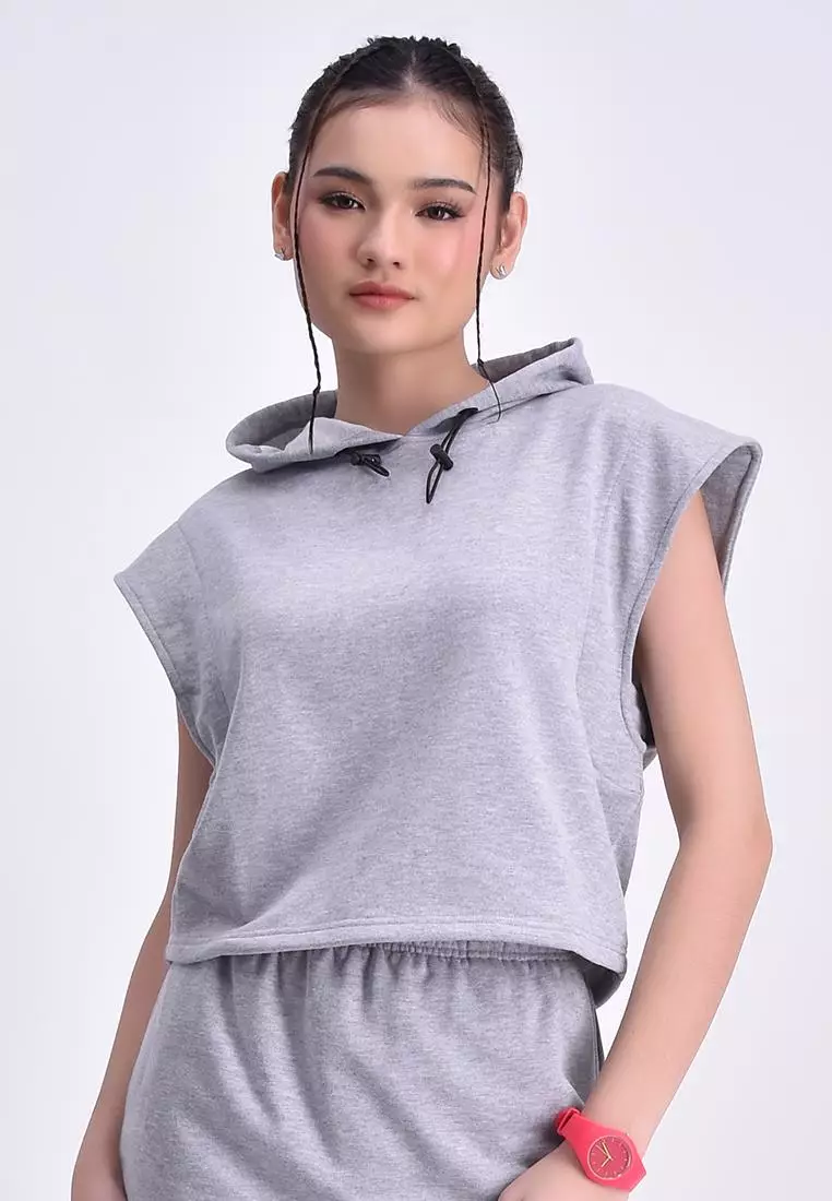 Buy BENCH Women's Oversized Cropped Hoodie Top 2025 Online