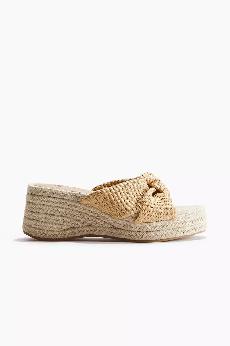 Wedge-heeled espadrilles