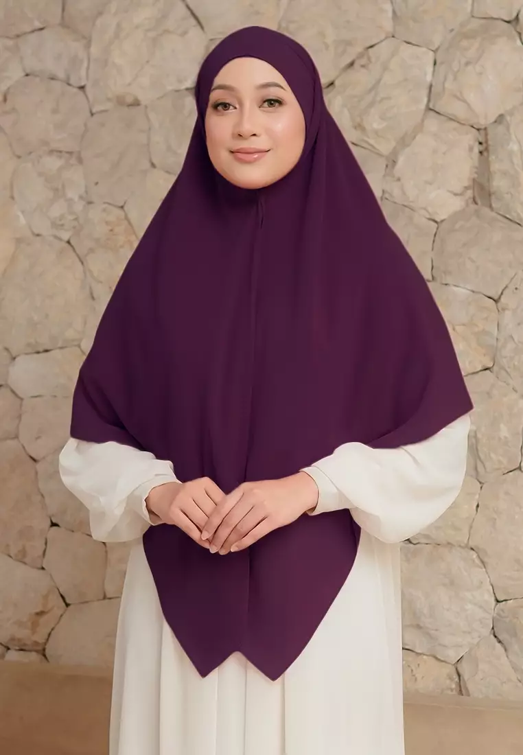 KHIBAN KHAIRA MAGNET PLUS NIQAB - DARK PURPLE