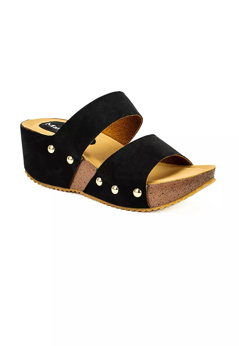 Discount on Mario D' boro Runway  shoes - SKU: Women's Wedge Sandals LW 23382 Black C21