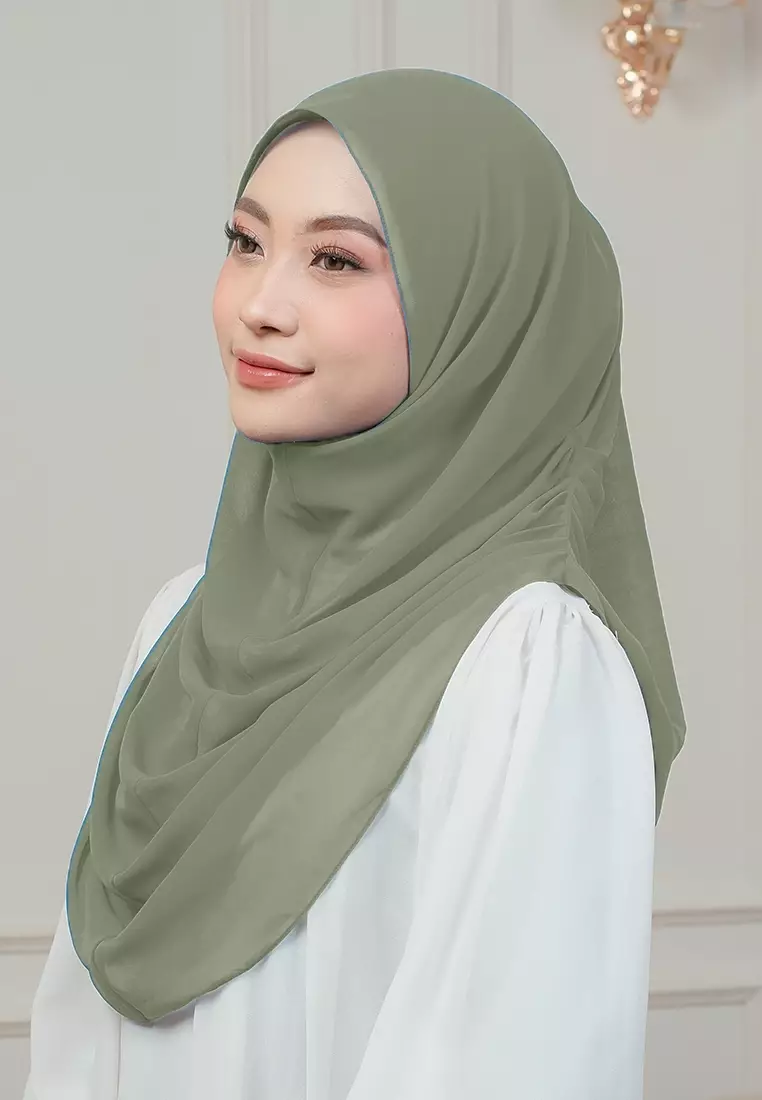HIJAB INSTAN AURORA - DUSTY SAGE