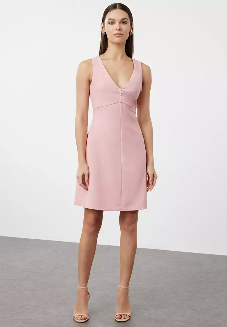 Button and Bow Dress