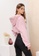 Public Desire pink Oversized Cropped Hooded Sweatshirt AFC0CAA76D5870GS_5