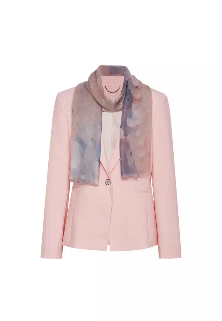 長袖修身西裝外套