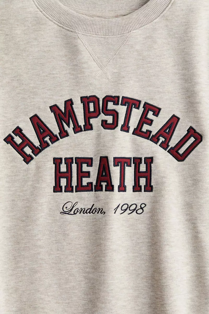 Text-motif sweatshirt