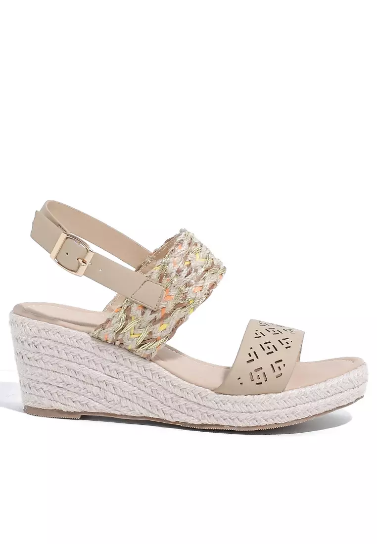 Discount on Twenty Eight Shoes  shoes - SKU: 6.5CM Open Toe Wedge Espadrilles WTY258-4