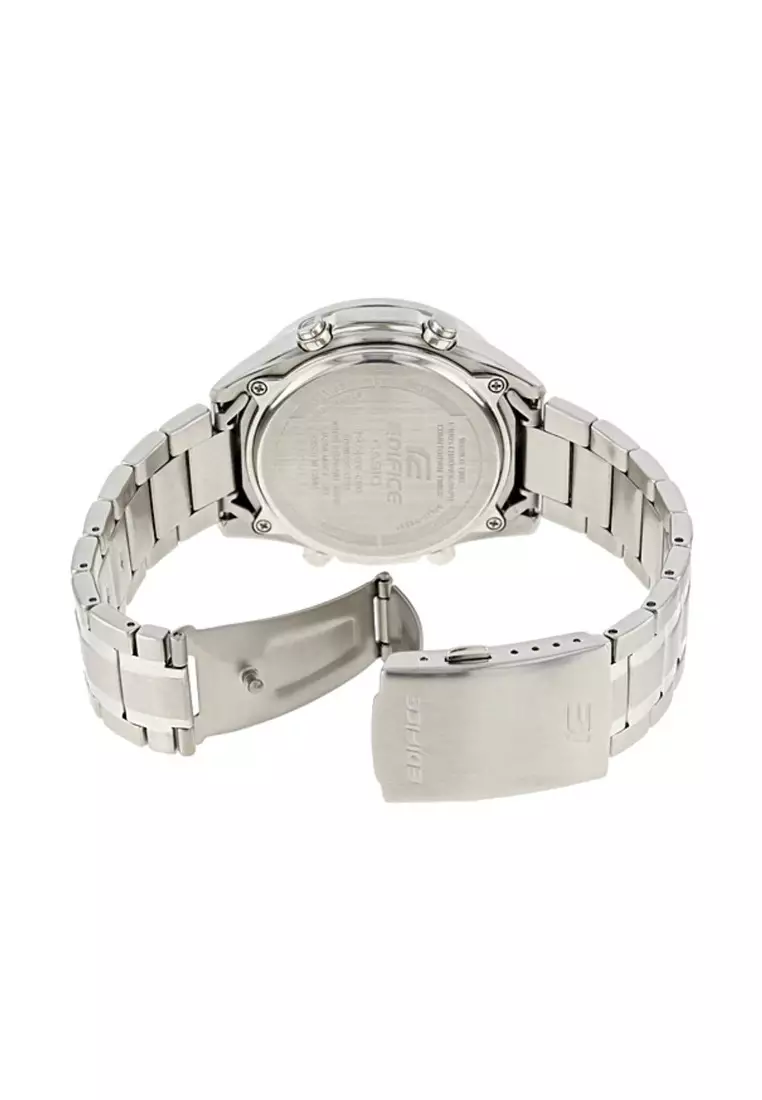 Men's Analog-Digital EFV-C100D-2AVDF Stainless Steel Band Casual Watch