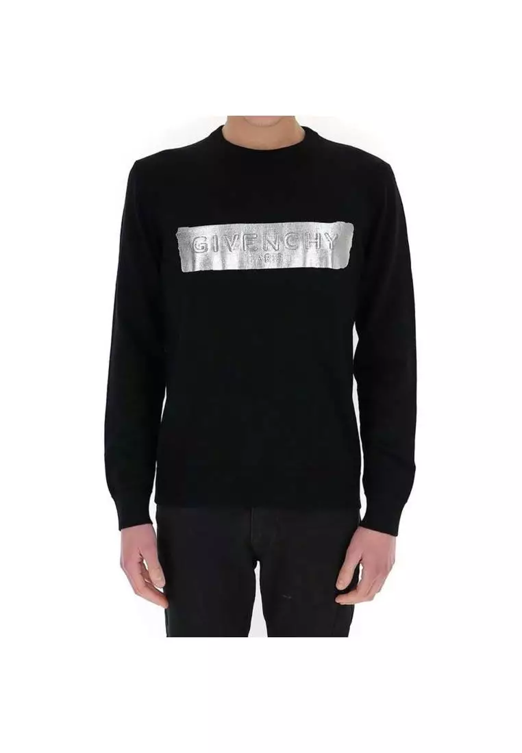 Buy GIVENCHY GIVENCHY Givenchy Logo Sweater Black 2024 Online