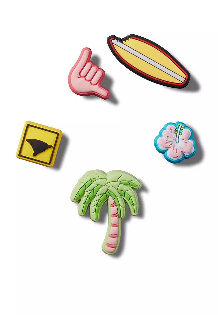 Palm tree croc online charm