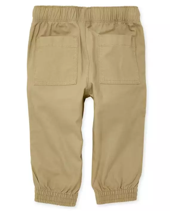 Boys Stretch Pull On Jogger Pants - Celana Bayi & Anak Laki (Coklat)