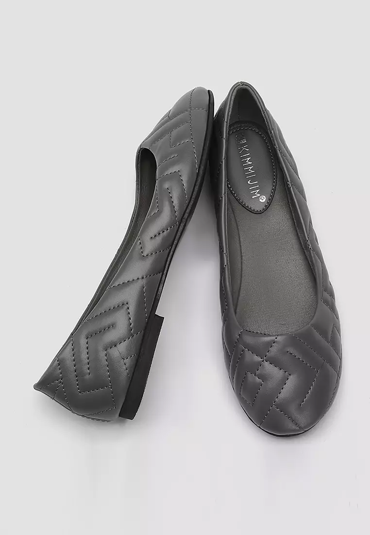 Abihail Rounded Toe Ballerinas