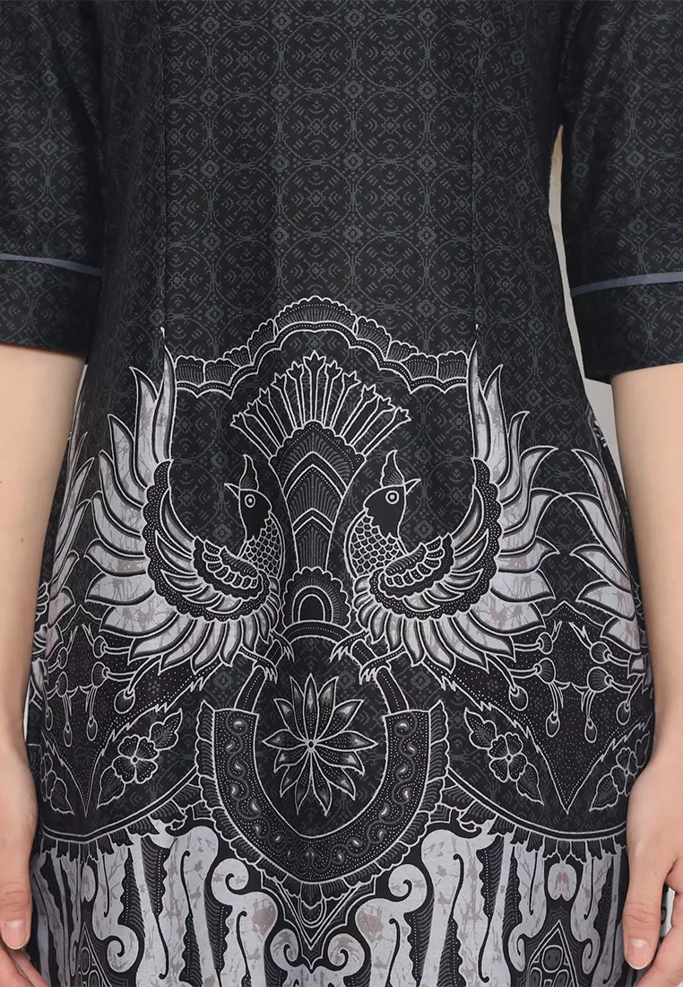 My Aksa Batik Wanita Dress Furing Elga Erwin