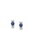 Chiara Ferragni gold Chiara Ferragni Chain 13mm Women's Blue Stone Earrings J19AUW24 B7B36ACDADB2CFGS_2