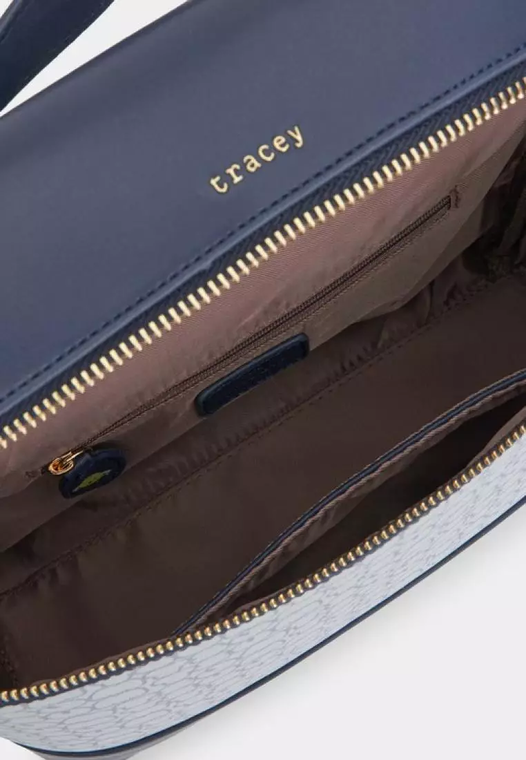 Tracey x Tsum Tsum Monogram Boxy 2-Way Bag Backpack Sling Bag