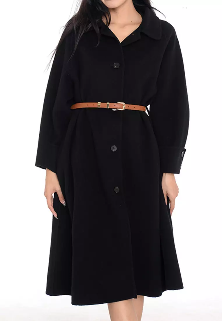 Vintage Gold Buckle Leather Belt MYF-MY-050