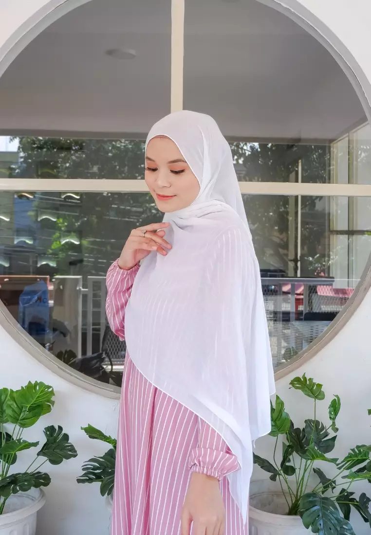 Pasmina Voal Gucci White