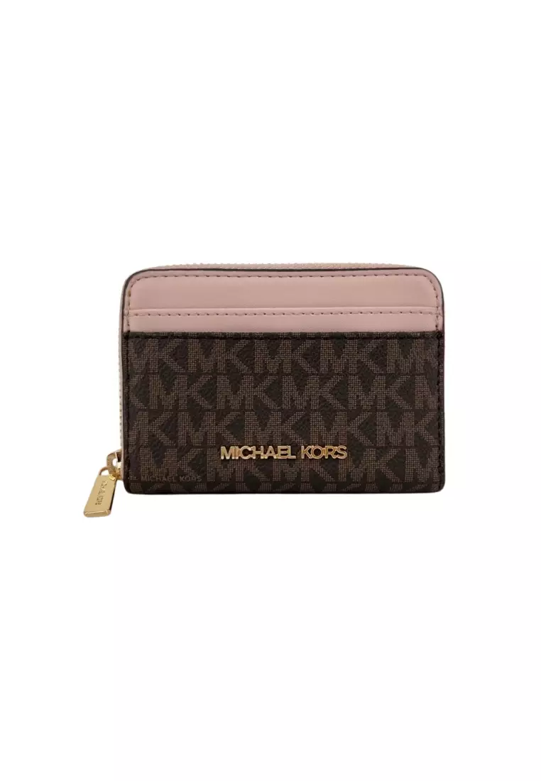 Michael Kors Small Powder Pink Tote with Matching Accordion Card Case