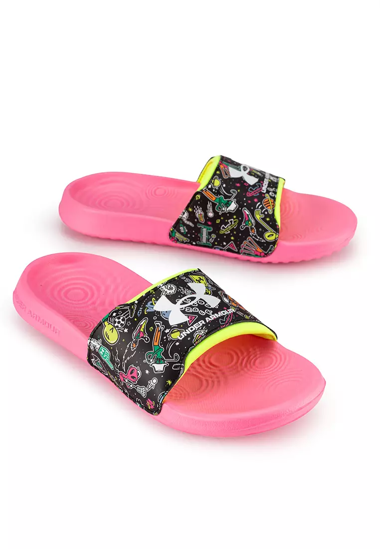 Discount on Under Armour  shoes - SKU: Girls Ignite Select Gp Slides