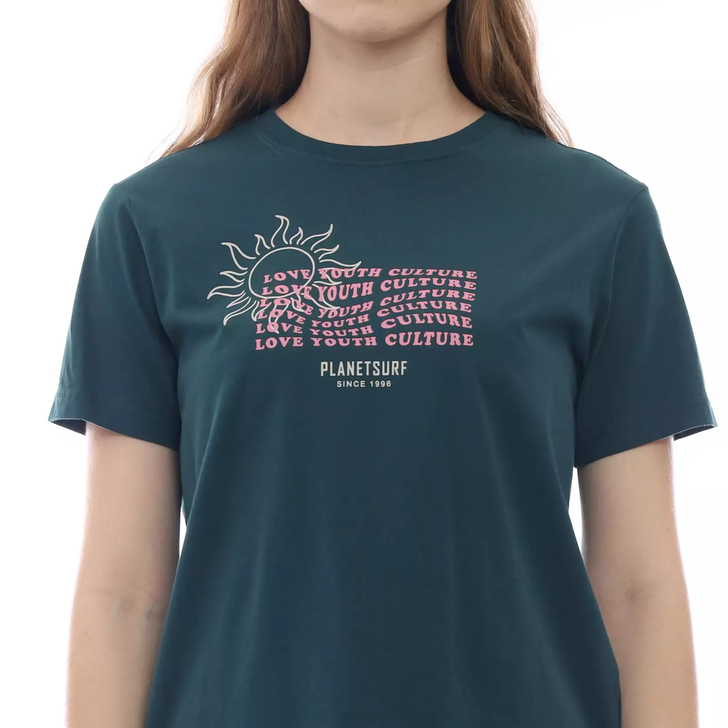 Planet Surf Clothing Kaos Lengan Pendek Wanita Raisa Ladies Tee 231C Planet Surf