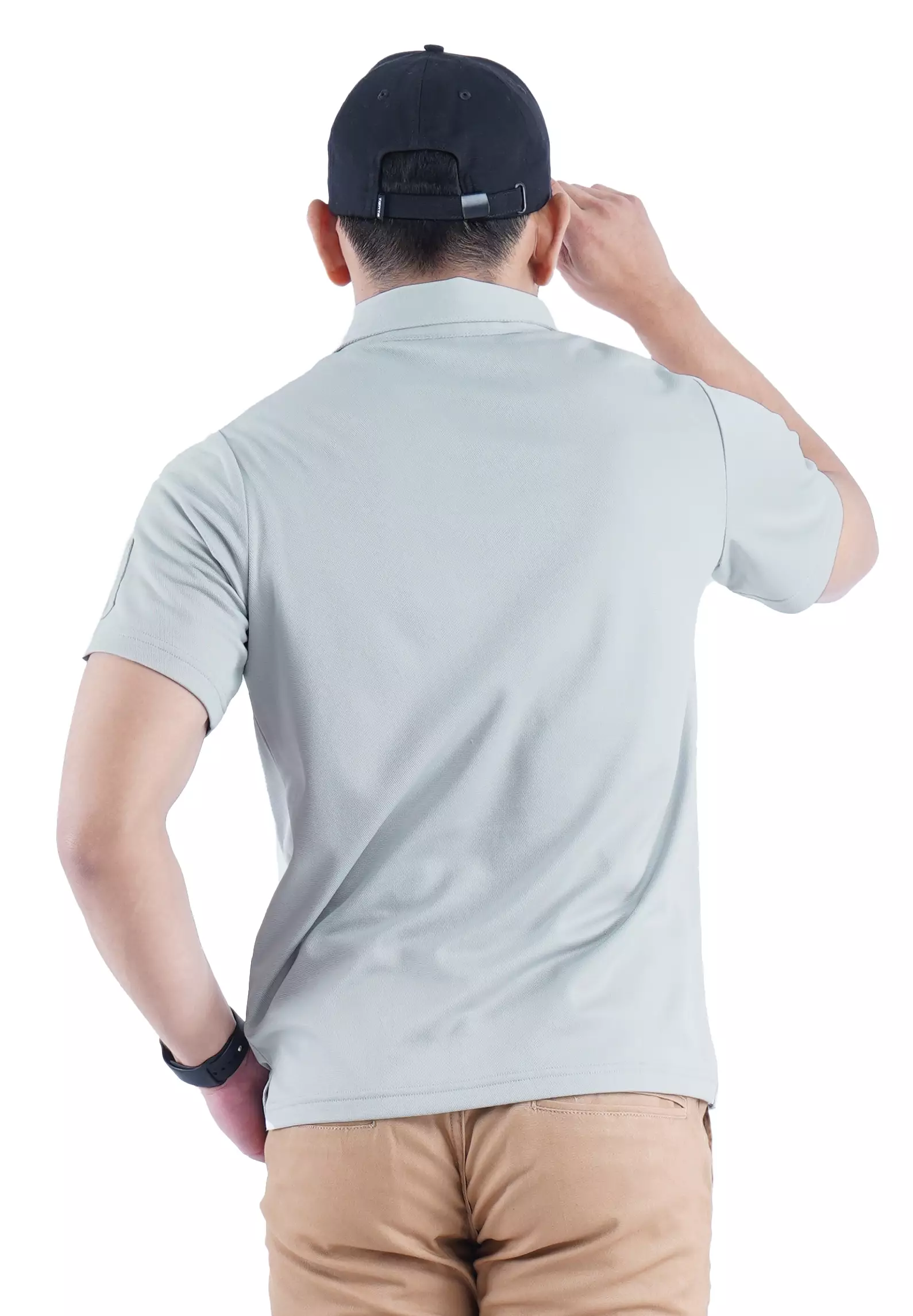 Tiento Baju Golf Pria Polo Shirt Pakaian Olahraga Lengan Pendek Kaos Kerah Pique