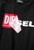 Diesel black Short-sleeved T-shirt with logo 4C397KA09ED096GS_2