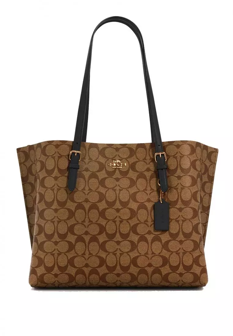 Buy Coach COACH Women Mollie Tote In Signature Canvas Online | ZALORA ...