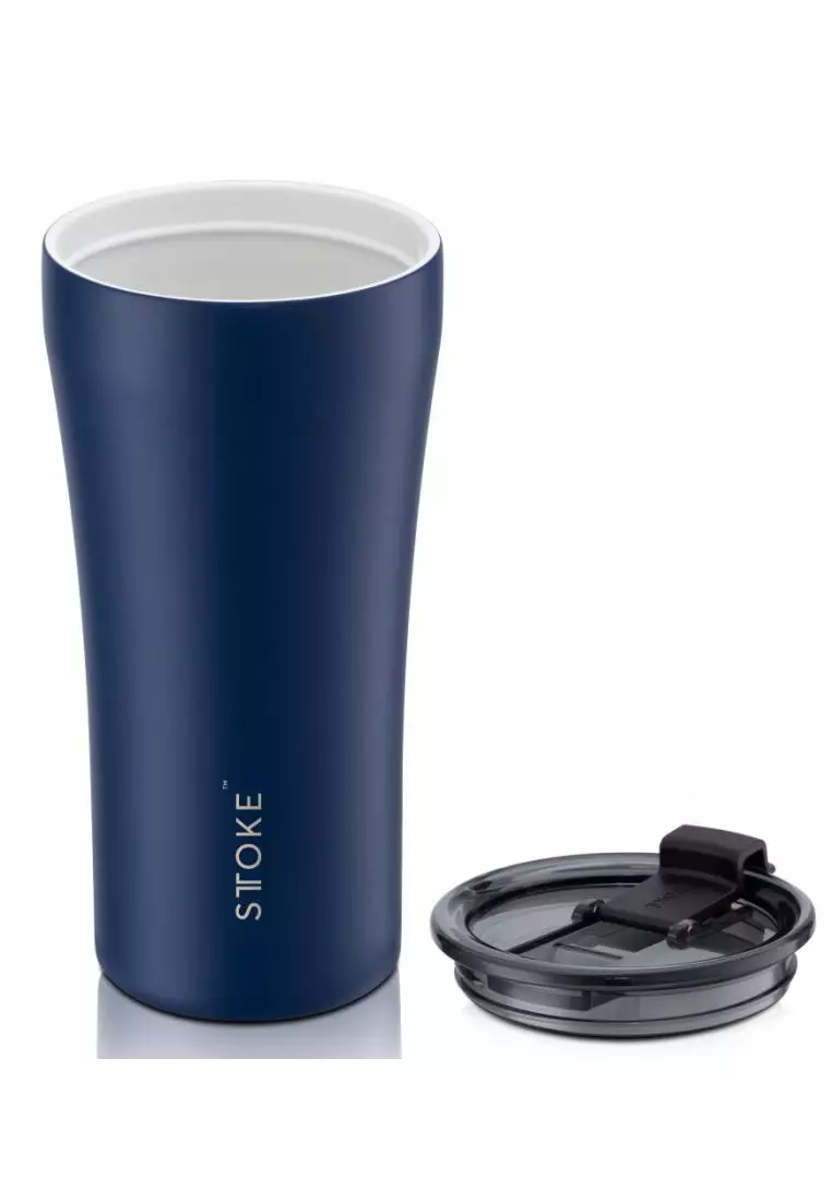 STTOKE Leakproof Classic Ceramic Insulated Cup 16oz - Magnetic Blue