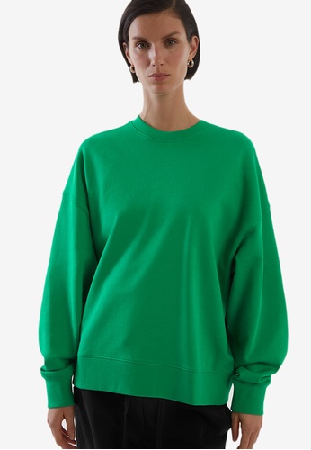 Cos green Relaxed-Fit Sweatshirt 2E3AAAAF09D103GS_1