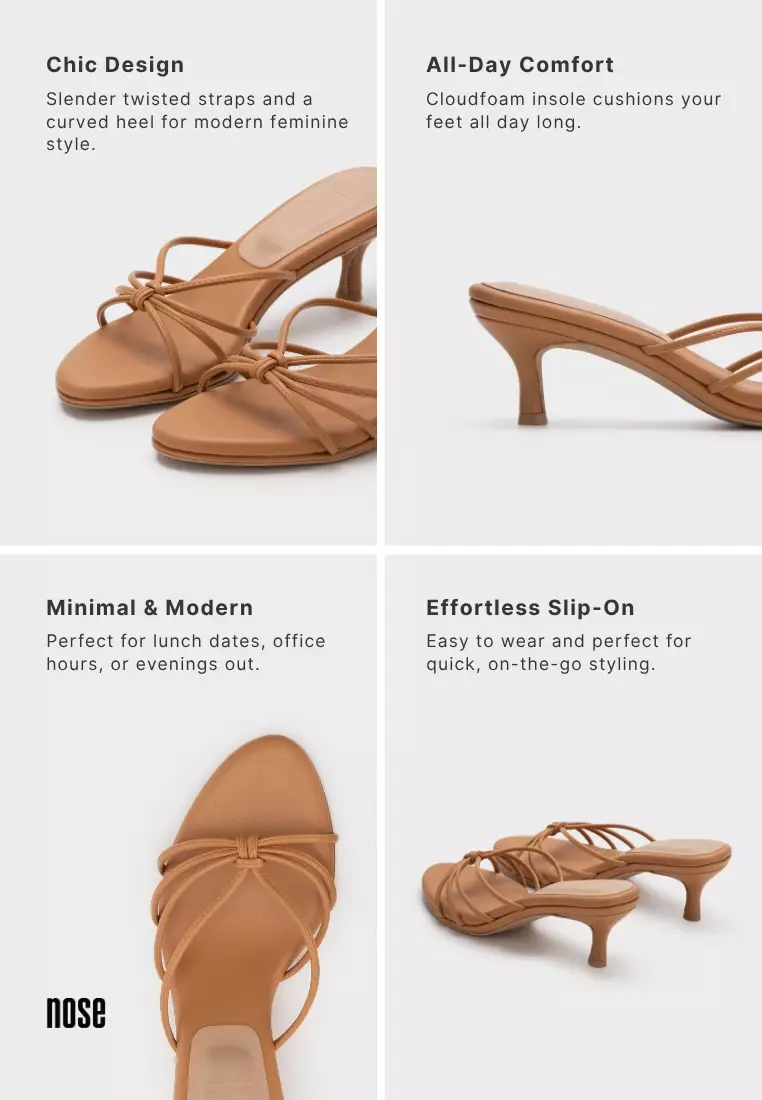 KNOTTED STRAP WITH CLOUDFOAM HEEL SLIDE