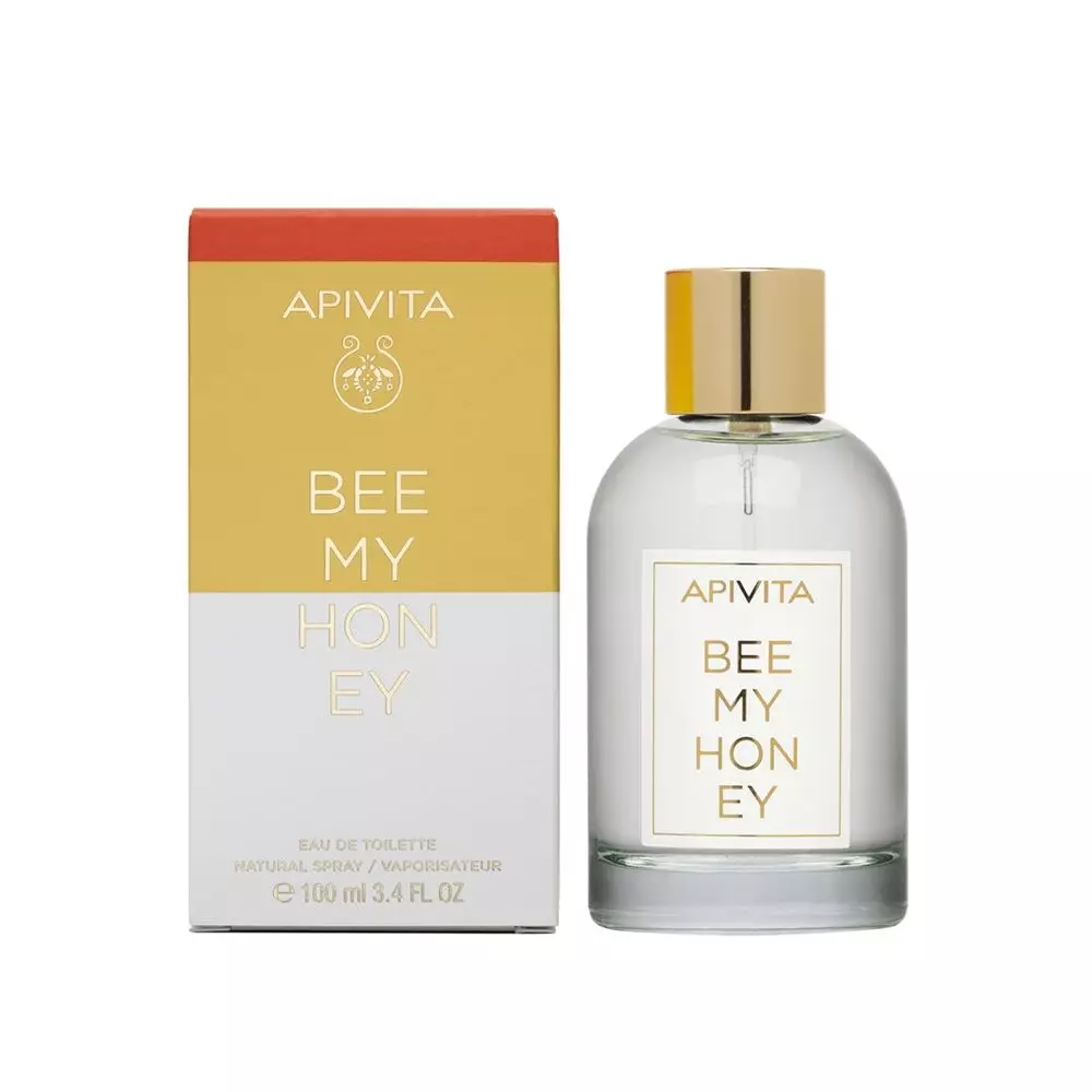 Apivita Bee My Honey EDT 100 ml | Parfum wangi segar yang terinsipirasi dari Yunani dengan aroma manis dari madu dan sentuhan floral yang memikat sepanjang hari