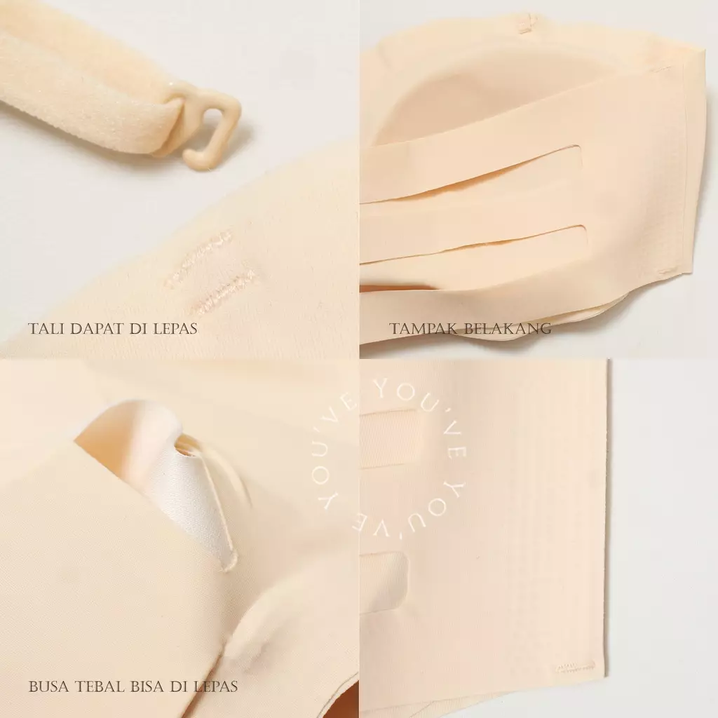 You’ve (YouHave) BH Seamless Kemben Sport Bra Seamless Sport Bra Wanita Tanpa Kait 100084