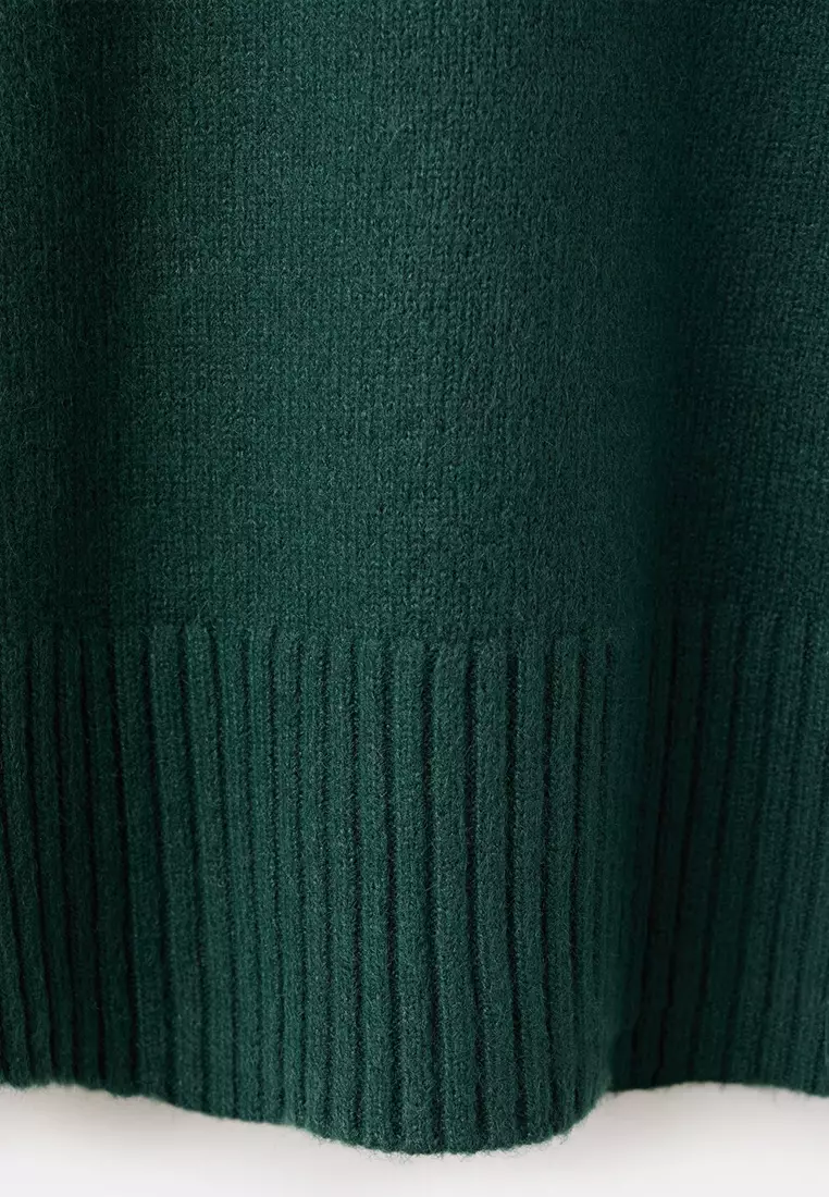 Ribbed Turtleneck Sweater