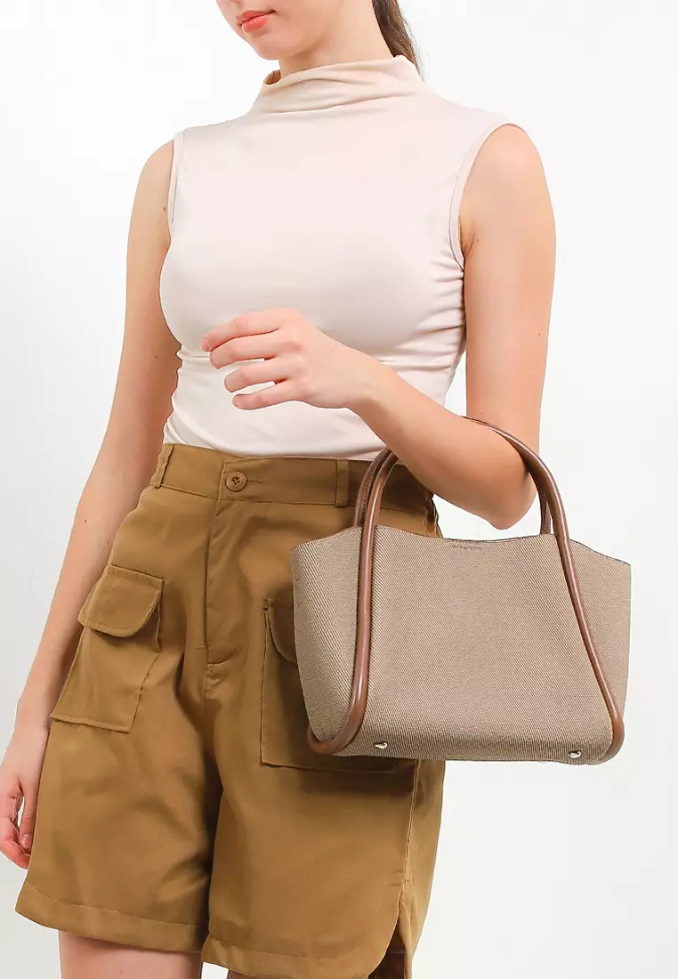 Wichita R2482-20 Top Handle Bag Dark Brown