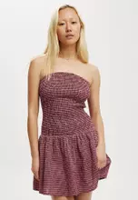 Burgandy Pink Check
