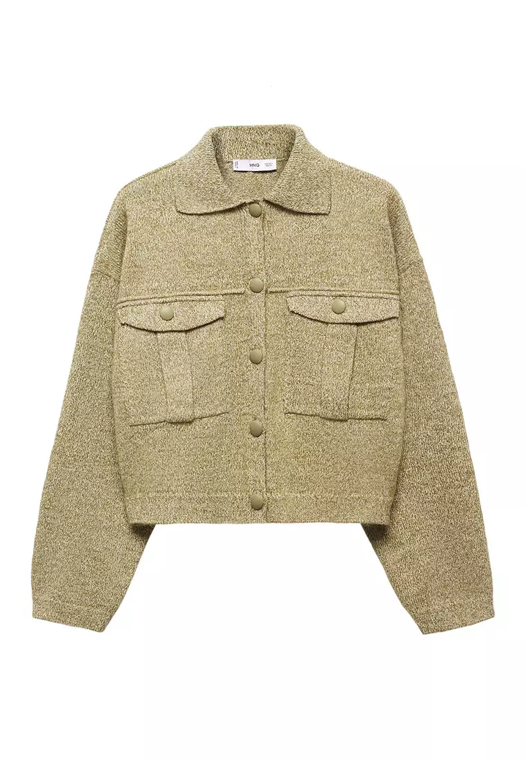 Buy Mango Pocket Knit Jacket 2024 Online ZALORA Philippines